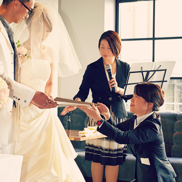 写真:ウェディングスタッフ