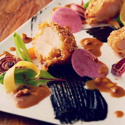 写真：シェフ渾身の料理